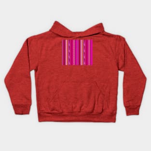 Pink Funky Stripes Kids Hoodie